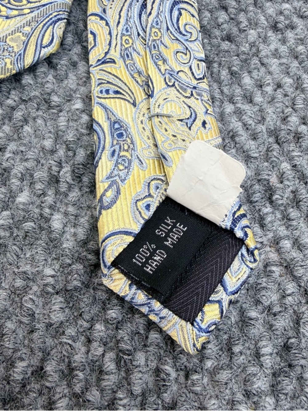Bruno Piatelli Pure Silk Multicolor Paisley Neck Tie - Picture 4 of 5
